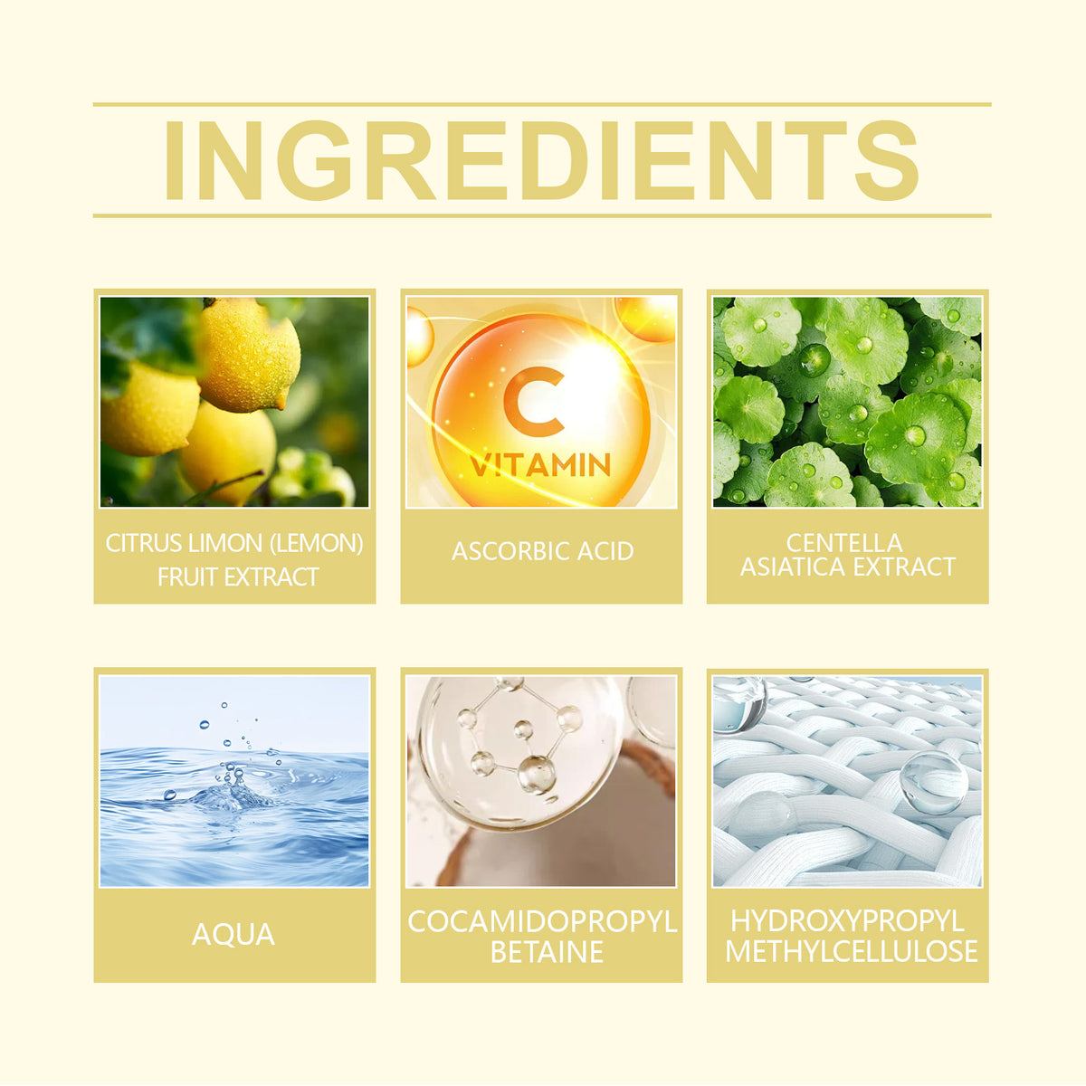 Hoygi Vitamin C Brightening Cleanser, Moisturizes And Soothes Facial Skin With A Clean, Hydrating, Non-Tightening Cleanser