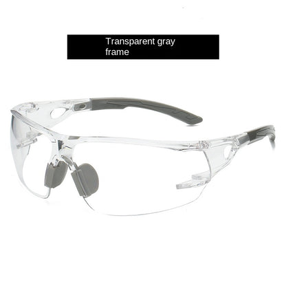 Professional Cycling Protective Glasses Frameless Integrated Safety Goggles Windproof