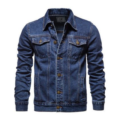 Men's Denim Jacket Style Oversized Front Coat