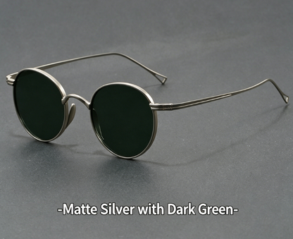 Vintage Celebrity Round Sunglasses for Men and Women