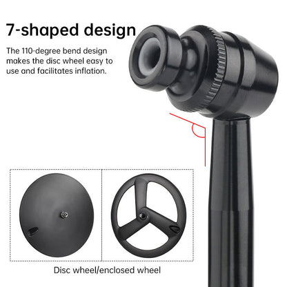 Carbon Fiber Disc Wheel Adapter to Fixed Cog Valve Converter | PRESTA Compatible Cycling Part