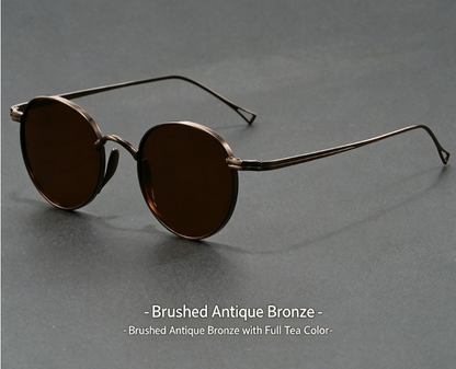 Vintage Celebrity Round Sunglasses for Men and Women