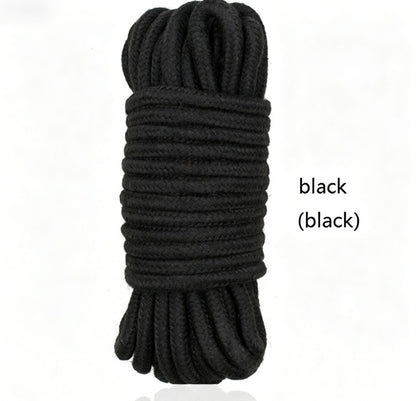 Erotic Bondage Rope for Couples, Intimate Play, 5m/10m Cotton Rope, SM Adult Product