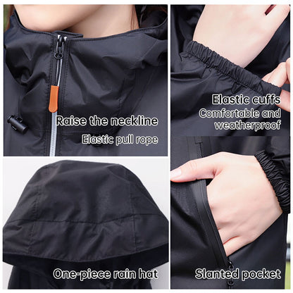 Unisex Ultralight Rain Suit - Lightweight Waterproof Jacket & Pants Set, Summer Outdoor Rainwear for Fishing & Cycling