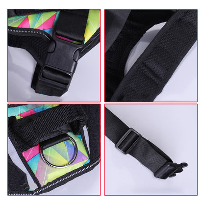 Neck Support Dog Harness with Reflective Pet Chest Harness and Leash, Direct Factory Supply Dog Lead and Pet Leash