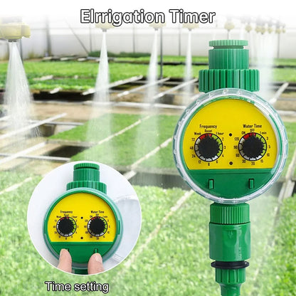 Digital Programmable Water Timer for Garden Irrigation - LCD Display, Automatic On/Off, Weatherproof Design