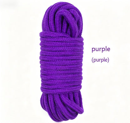 Erotic Bondage Rope for Couples, Intimate Play, 5m/10m Cotton Rope, SM Adult Product