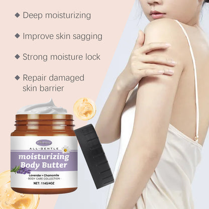 WoodSleep Lavender And Chamomile Body Butter Moisturizer Deeply Hydrates And Moisturizes All Over The Skin